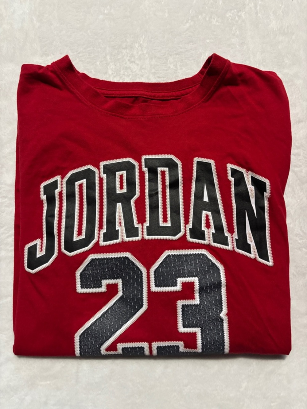 Jordan Red 23 Long Sleeve Shirt - Picture 7 of 7
